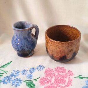 4/$26 Miniature Pottery Jug & Cup